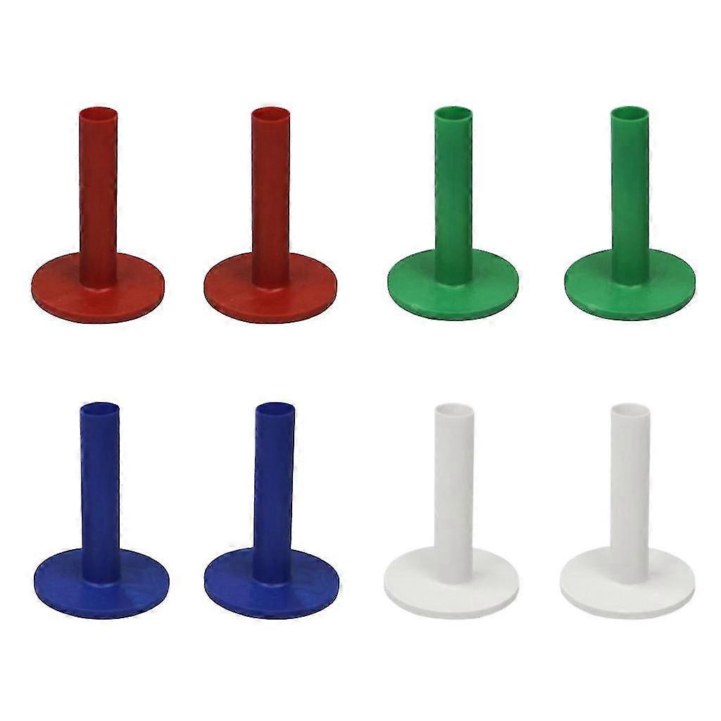 Golf Practice Holder with 8 Rubber Tees Driving Range Tee Set and Divot Tool 45mm