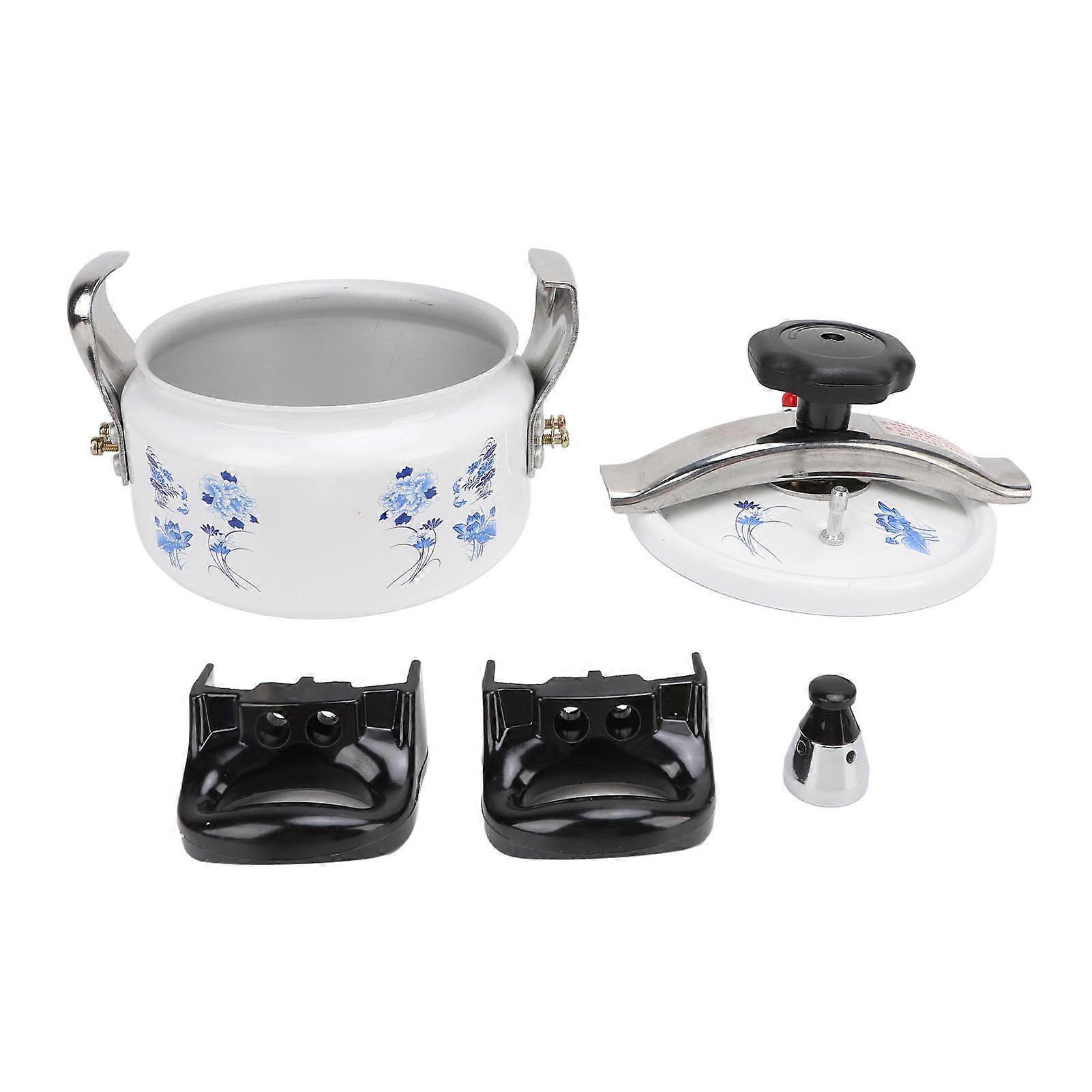 Pressure Cooker Universal Compound Bottom Easy to Open and Close Aluminium Pressure Canner for Gas Cooktops Flat Top Cooktops Induction Cooktops 2L
