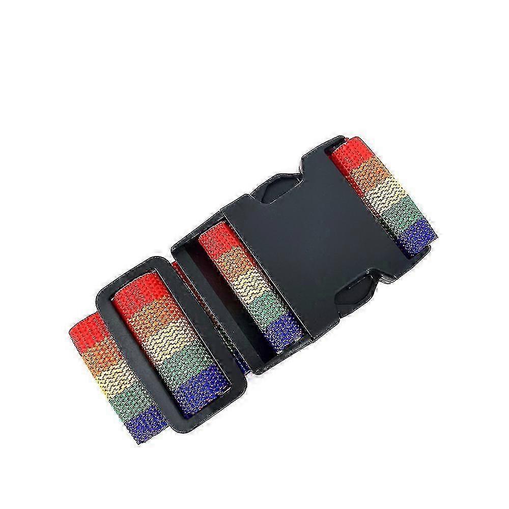 Adjustable Luggage Straps with Reinforced Packing Belt & Durable Binding Rope for Secure Travel