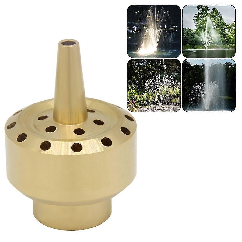 Brass Fountain Nozzle Heads for Garden Pond - Multi Direction Water Spray, 3/4 Inch DN20 Compatibility