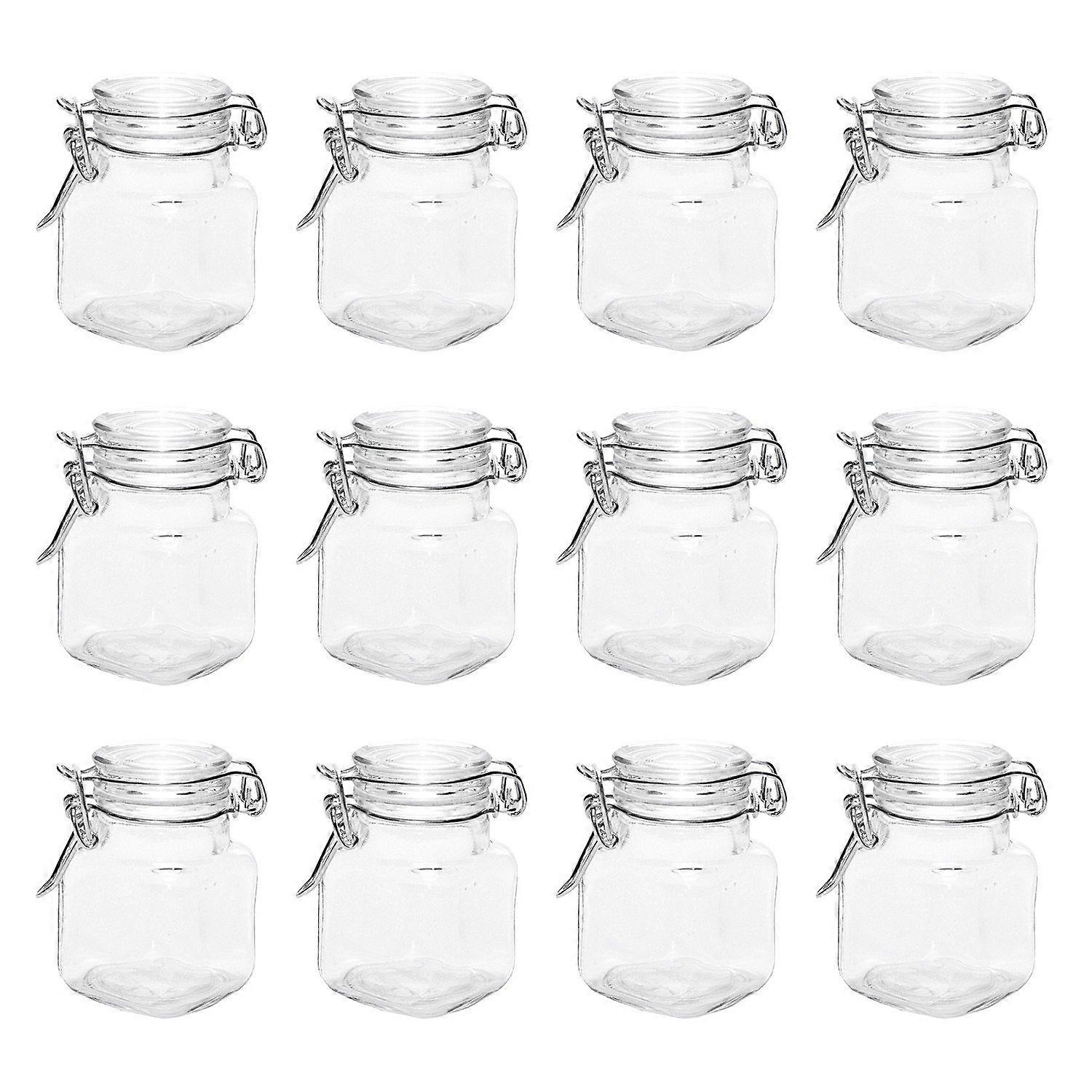 12 Pack Spice Jar for Kitchen Storage 70 mL
