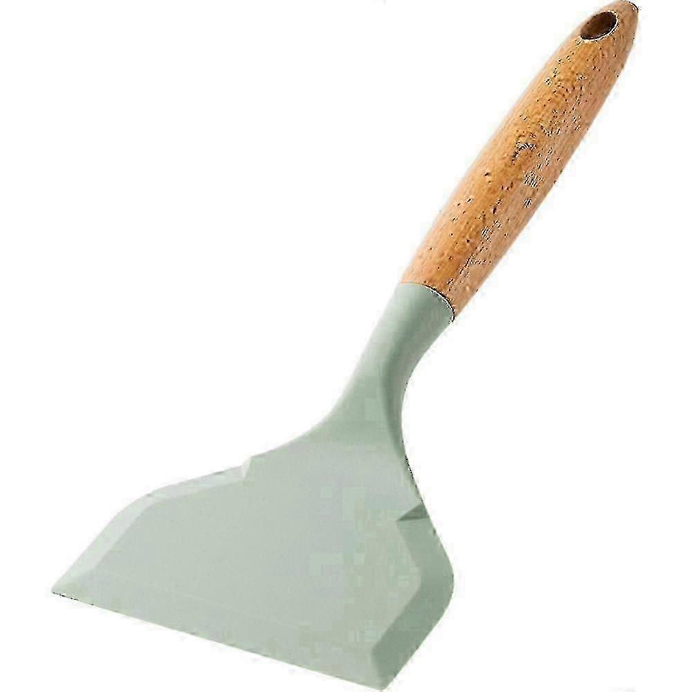 Silicone Tamagoyaki Spatule Gadgets De Cuisine Manche En Bois Pas De Dommage Au Grattoir De Pot Spatule Antiadhésive À Large Bouche Oeuf