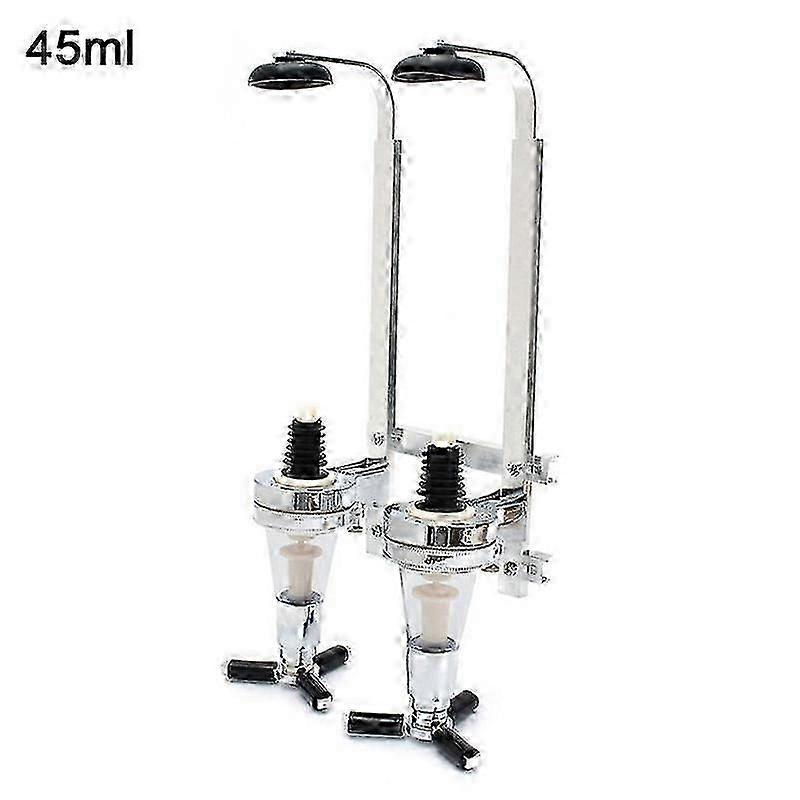 253045ml Wall Mounted Stand 2 Bottle Wine Beer Dispenser Home Bar Pourer Rack KAESI Edition a