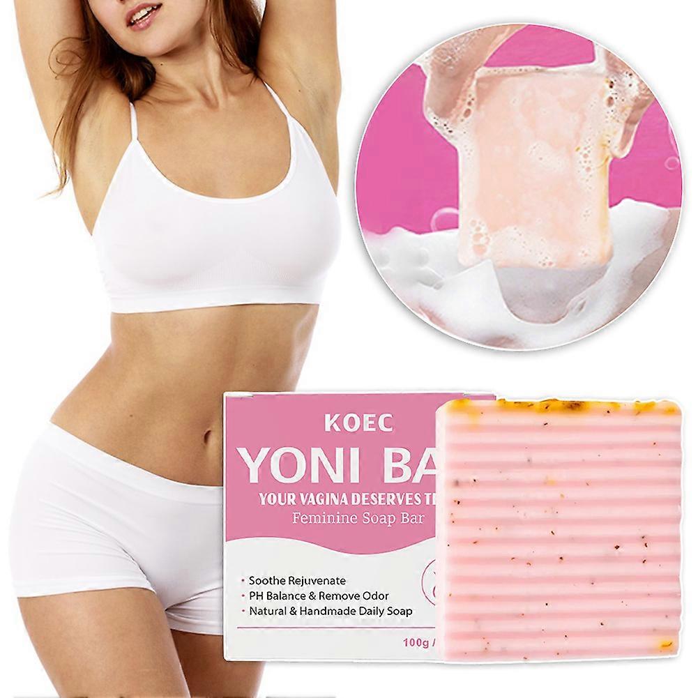 סבון טבעי לטיפוח נשי לאיזון pH ובקרת ריחות - מרכיבים צמחיים אורגניים ללחות להיגיינה אינטימית יומיומית