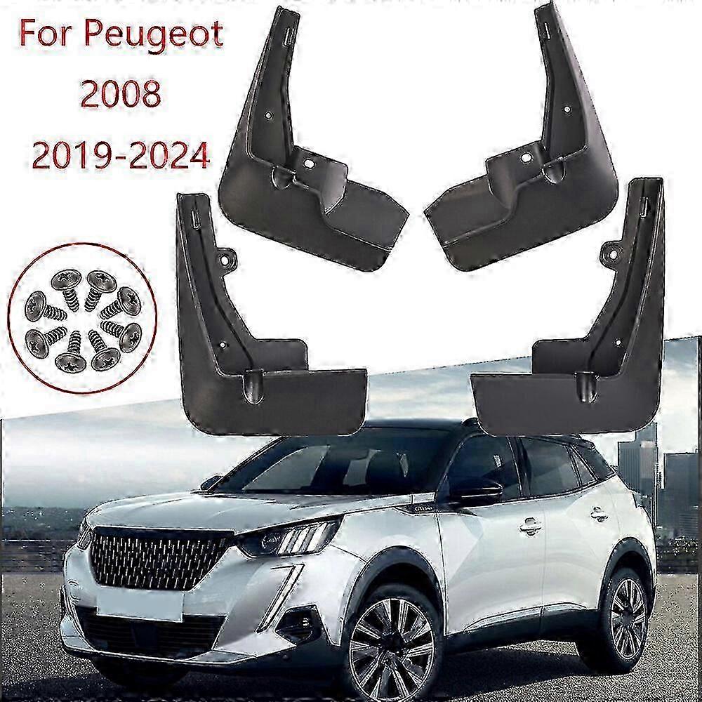 Peugeot 2008, 2019-2024 Προστατευτικά Πιτσιλίσματος Εμπρός &; Πίσω - Λασπωτήρες