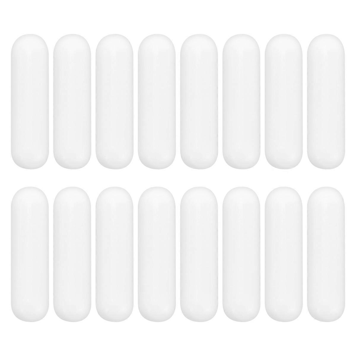 16 Pcs PTFE Magnetic Stirrer Mixer Stir Bar Stir Rod Magnetic Stir Plate Bar, Stir Plate Magnet Stick (30 mm/ 1.18 Inch)