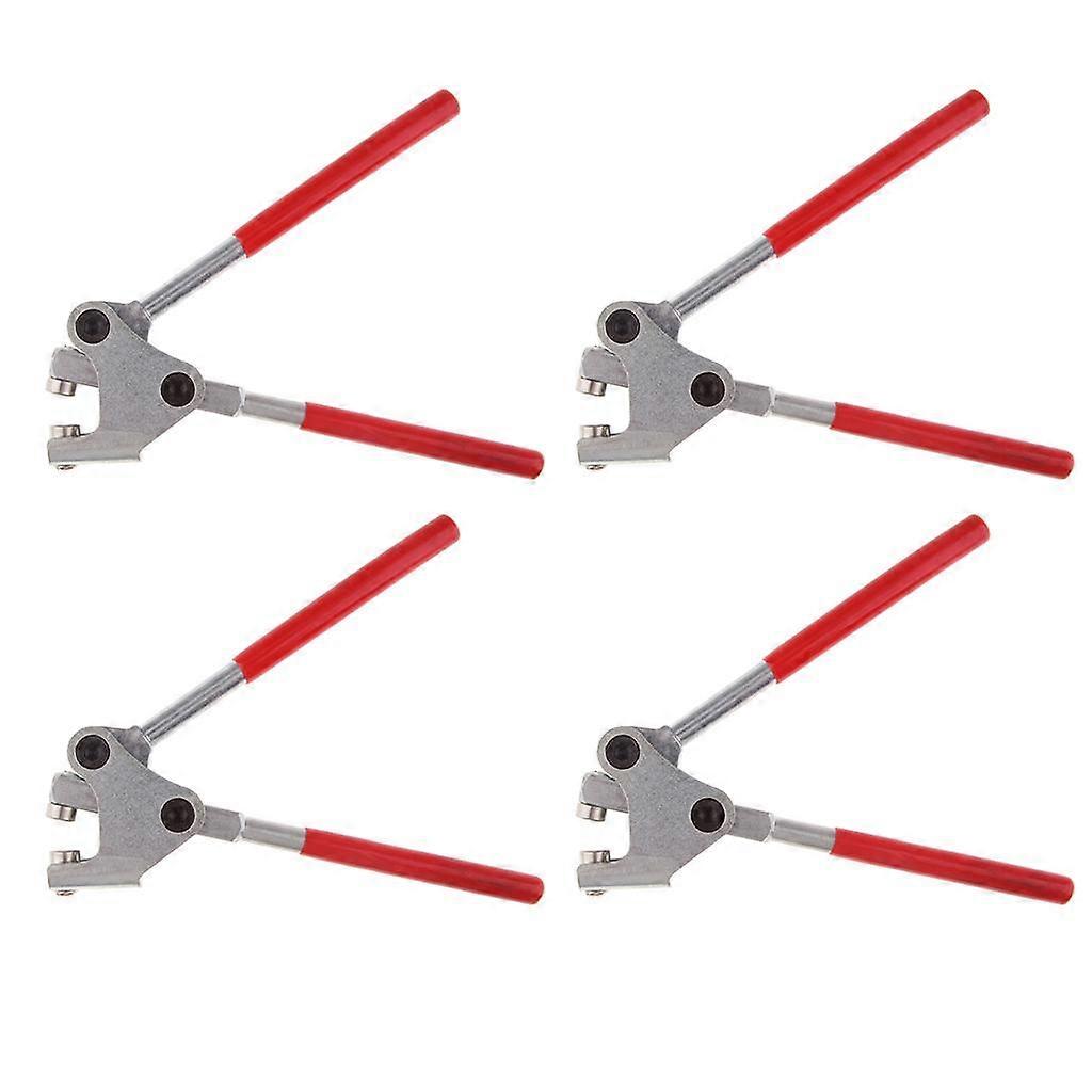 4x pinze di tenuta contatore elettrico con sigillo in piombo di sicurezza con manico in plastica rossa