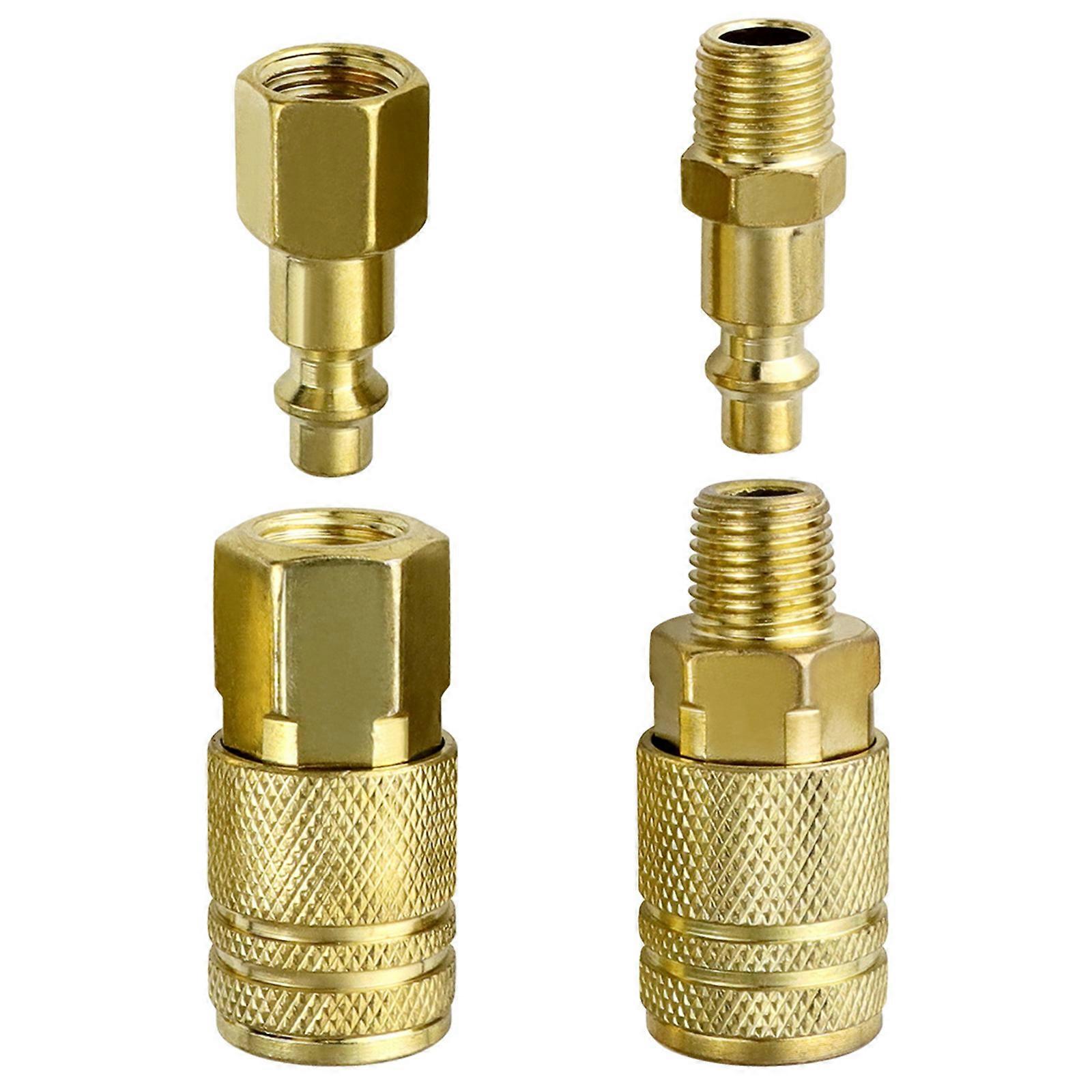 Air Line Hose Fitting Quick Release Coupling Adapter Quick Coupler Compressor Connector Quick Connect Air Hose Fittings