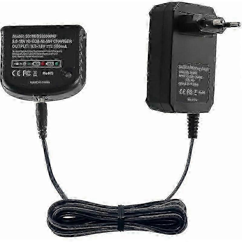 Replacement Charger Compatible with Black & Decker 9.6V 12V 14.4V 18V Nicad Nimh Battery HPB18-OPE HPB18 HPB14 HPB12