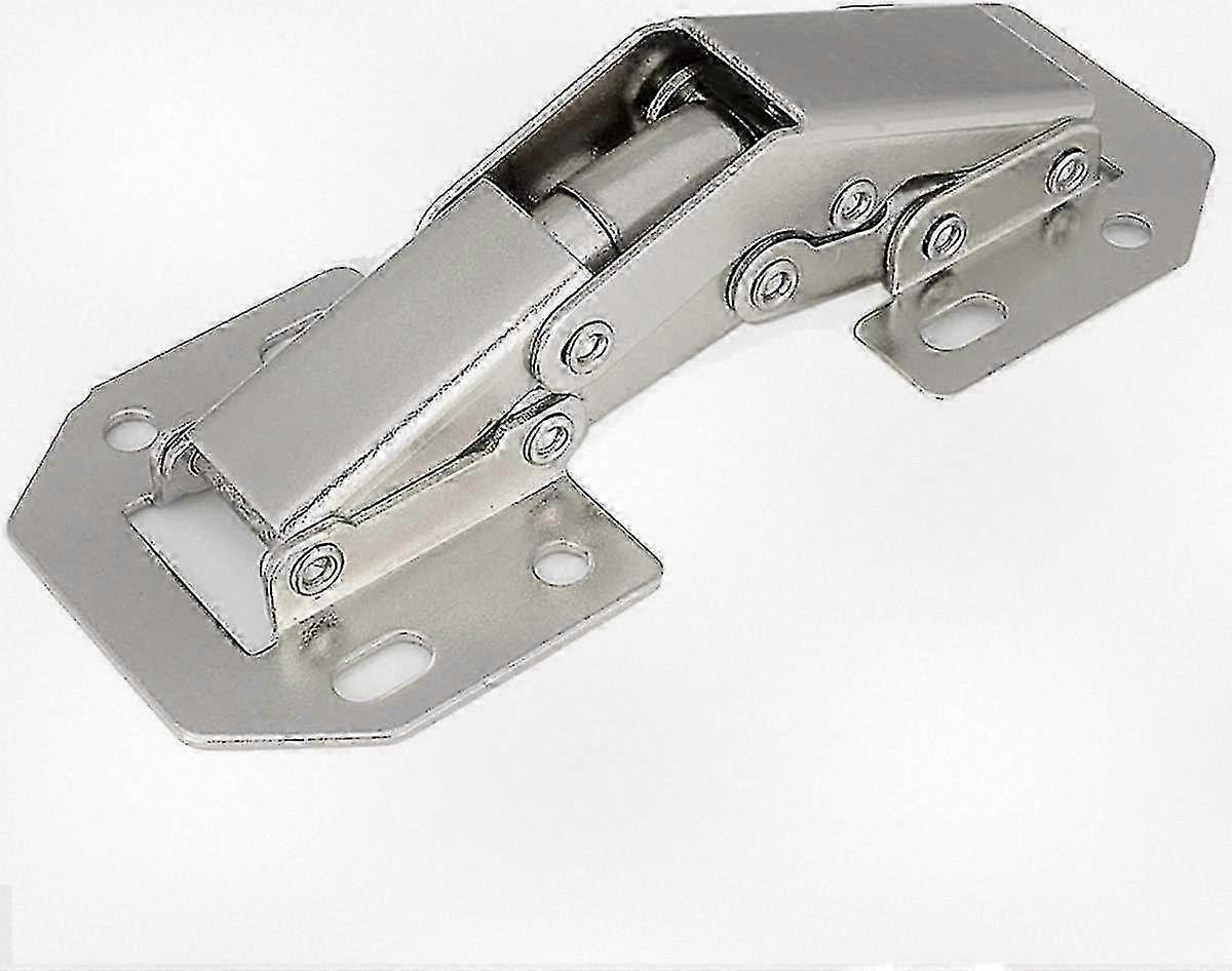 Hinge Easy Installation Hinges, Suitable for Cabinet Hinges for Drawer Window Cupboard Doors (2pcs, silver)