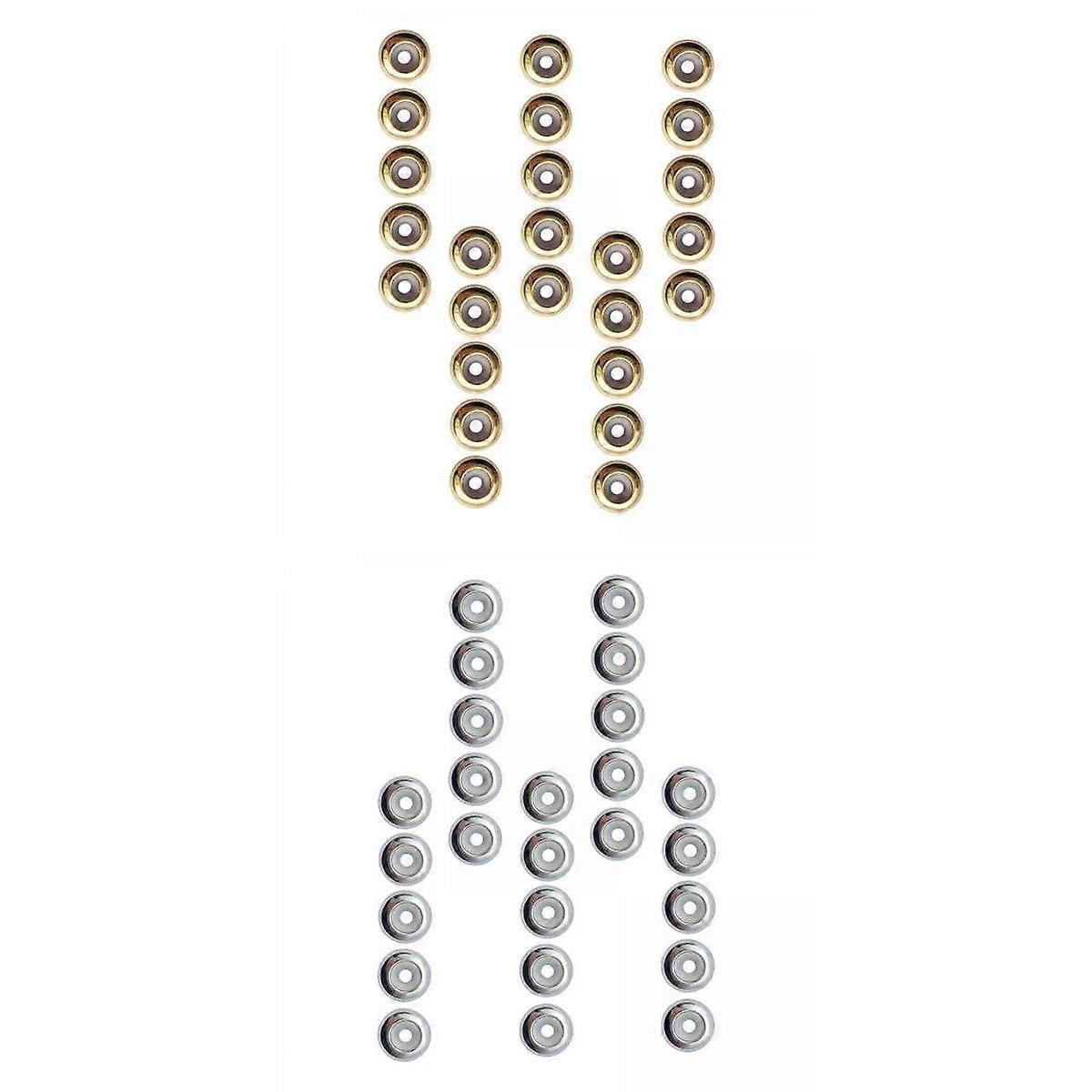 40 Stück Positionierungsperlen klein 8 mm für Bastelbedarf