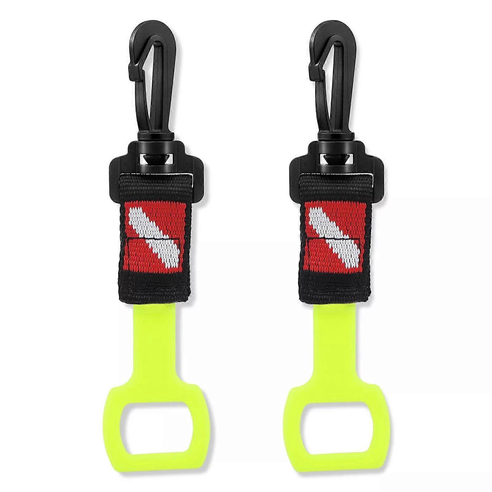 2Pcs Octopuses Mouthpieces Retainer with Spring Clip Scubas Diving Regulator Octopuses Holder 2nd Stage Regulator Keeper