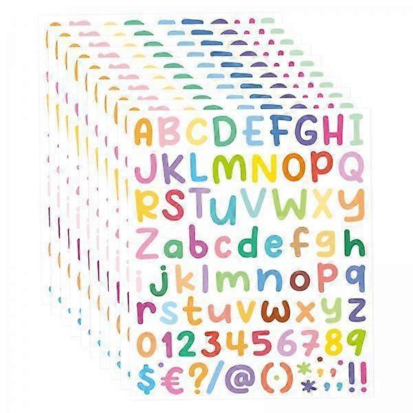 Letter Stickers Bundle for Kids - Creative Learning Aid