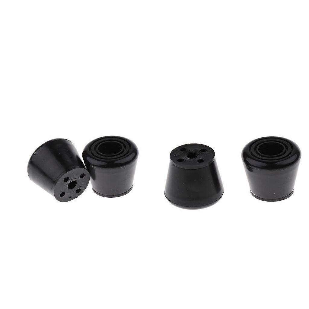 4pcs Roller Skates Toe Stops Toe Stopper Ice Skates Black