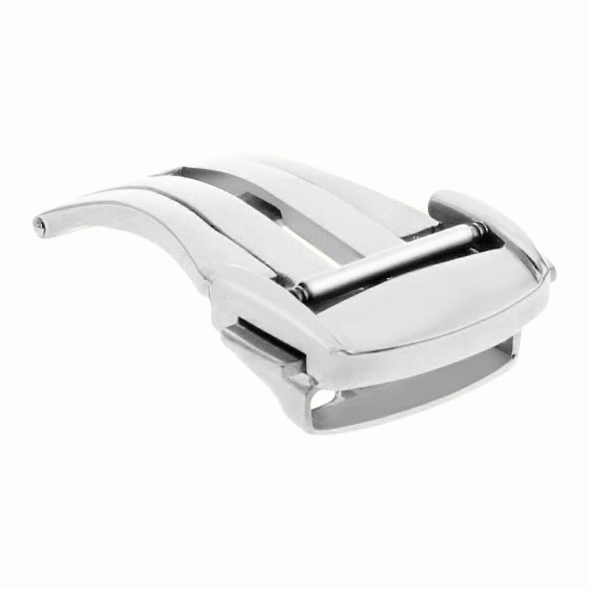 18mm Deployment Butterfly Buckle Clasp Compatible With Omega Seamaster Planet Ocean Watch Band Strap