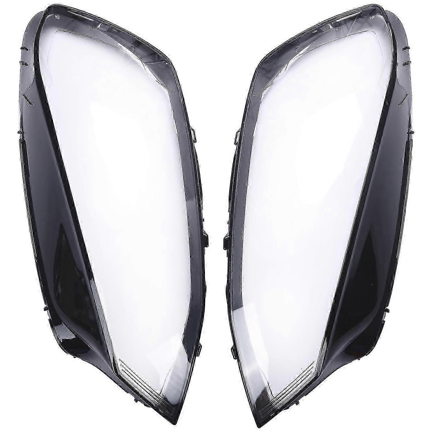 2 قطعة سيارة واضحة غطاء عدسة المصباح استبدال غطاء المصباح للجولف 7 Mk7 2014 2015 2016 2017 بوريس