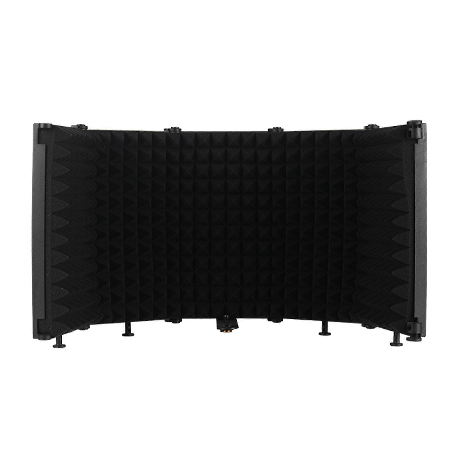 Noise Reduction Microphone Shield with Pop Filter and Windscreen for Studio Quality Sound