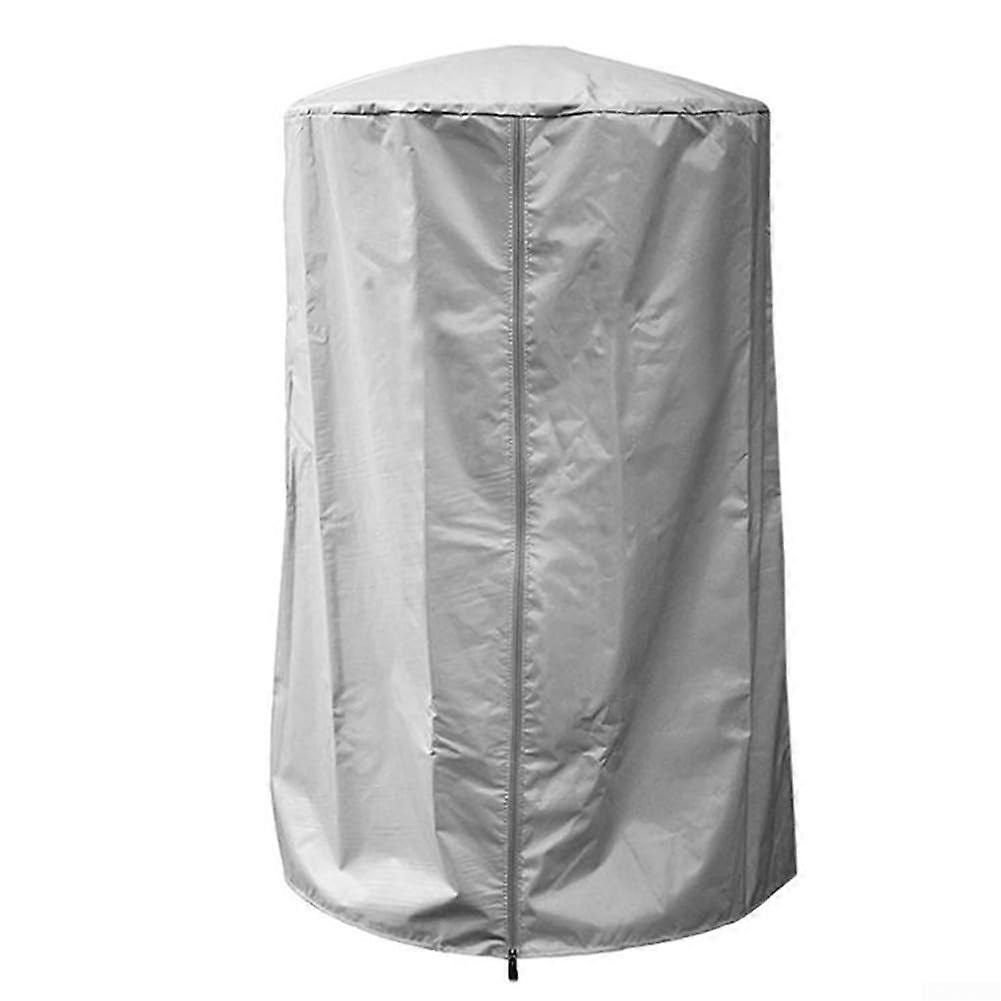 Dust and rainresistant outdoor heating cover made of 210D material, designed for maximum weather protection (gray) gray