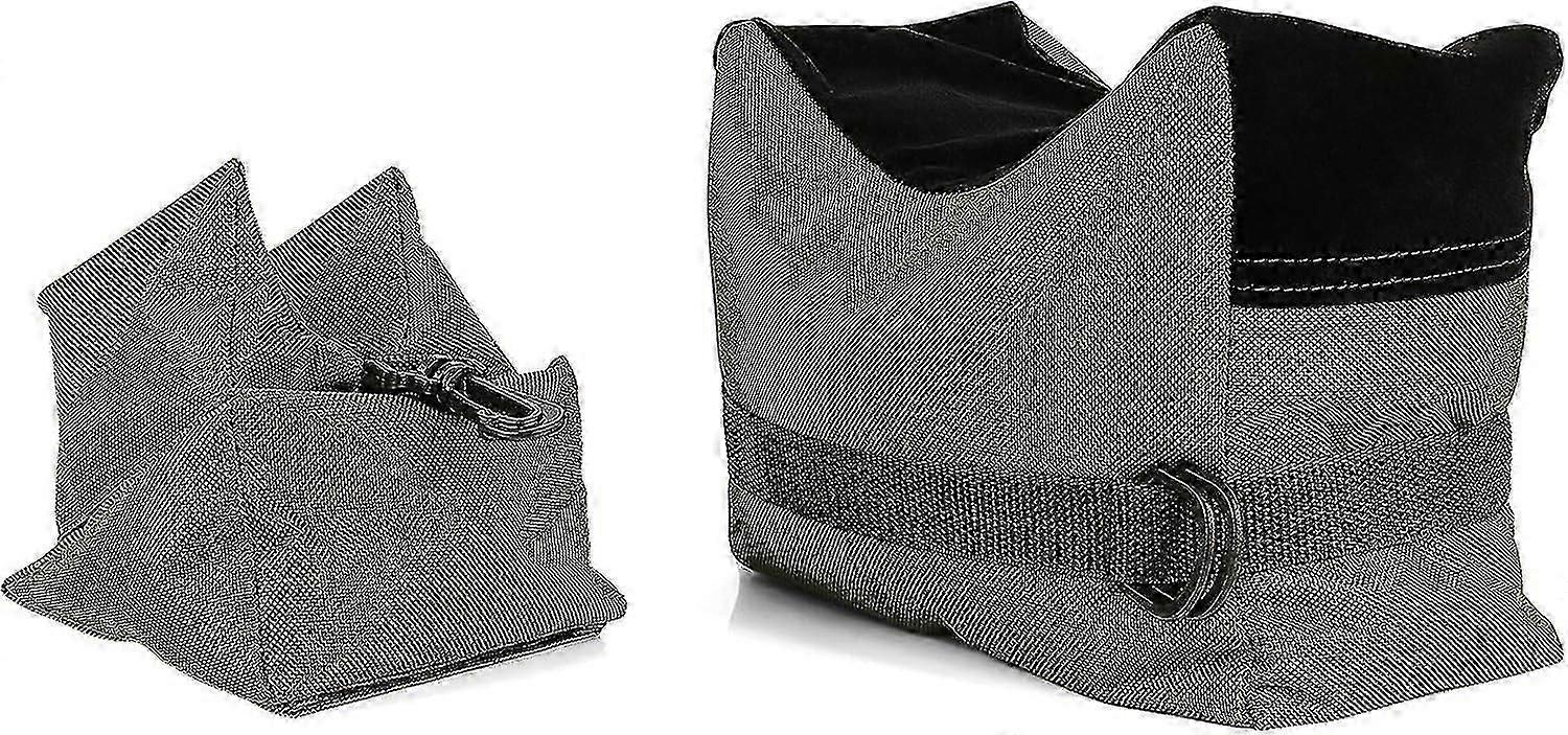 Schießauflagetaschen für Gewehrbankauflage, vordere & hintere Sandsäcke ungefüllt, Jagd-Schießzubehör