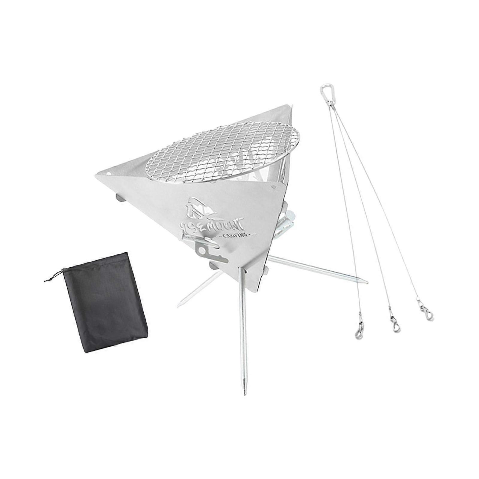 Camping Eldstad Matlagning Bärbar Spis med förvaringsväska Camping Eldstad BBQ