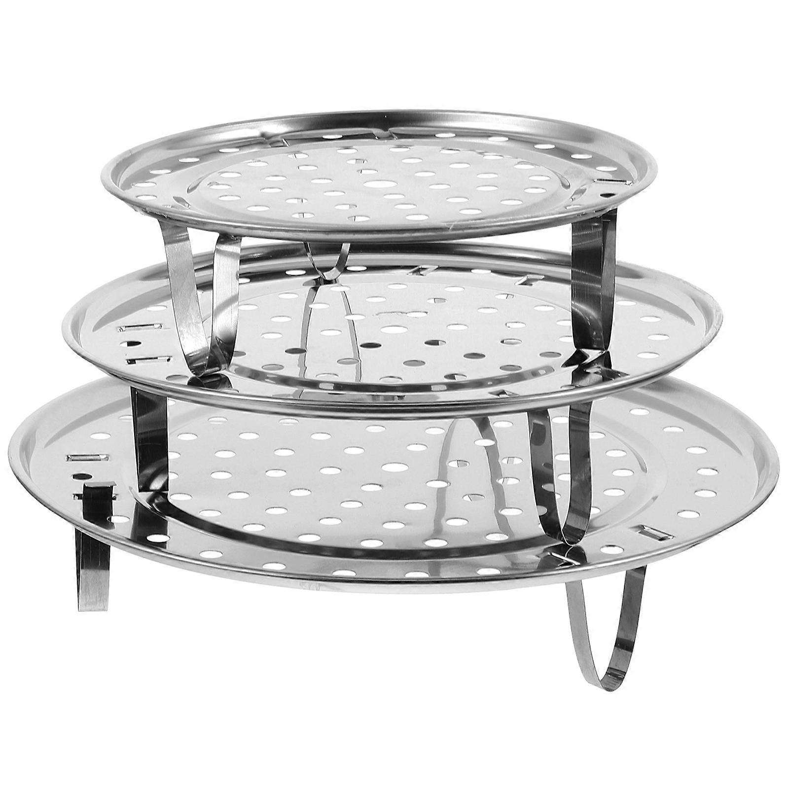 Stainless Steel Food Steaming Rack Set for Healthy and Efficient Steam Cooking in Kitchen