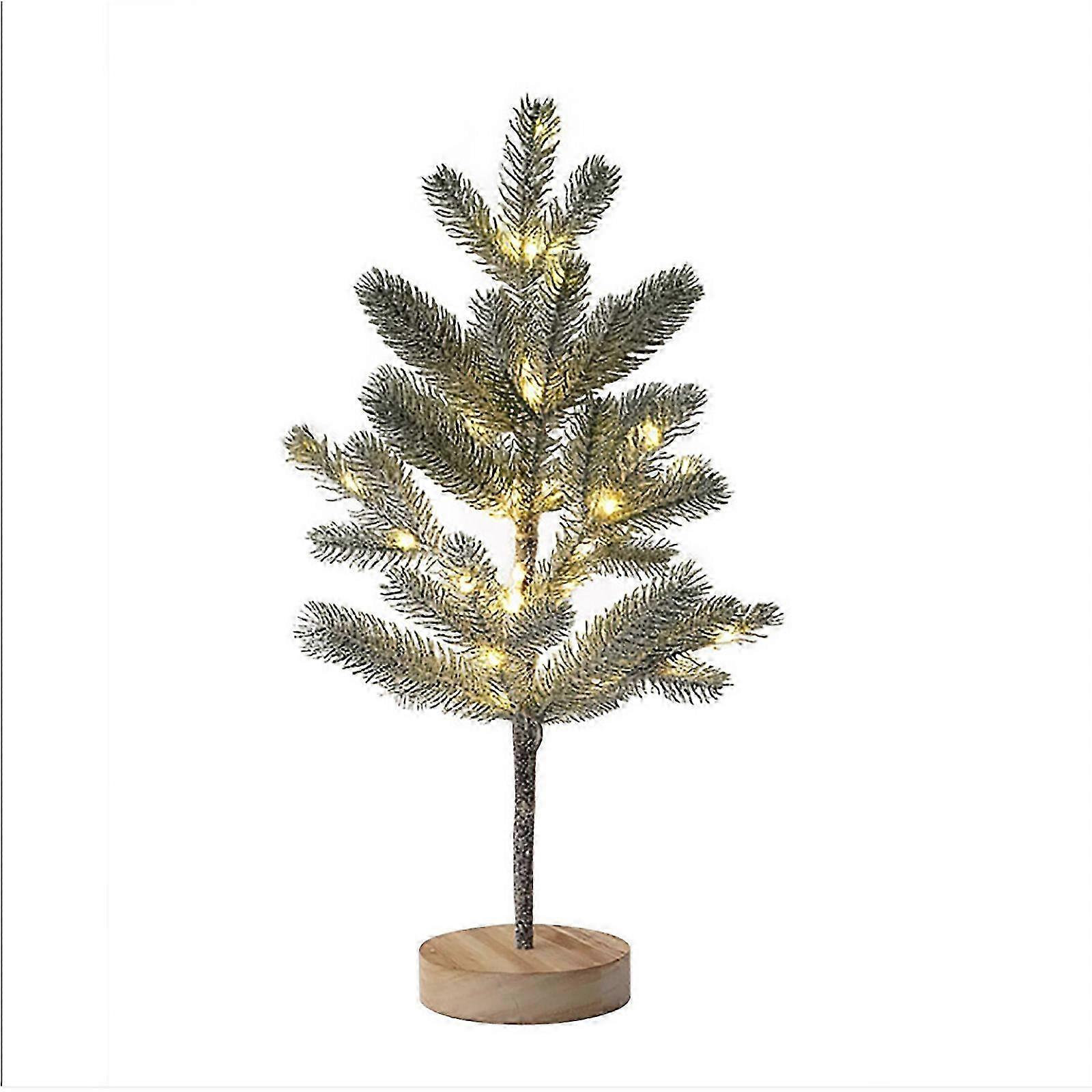 2025 50CM Artificial Pine Tree with LEDs for Christmas Decoration