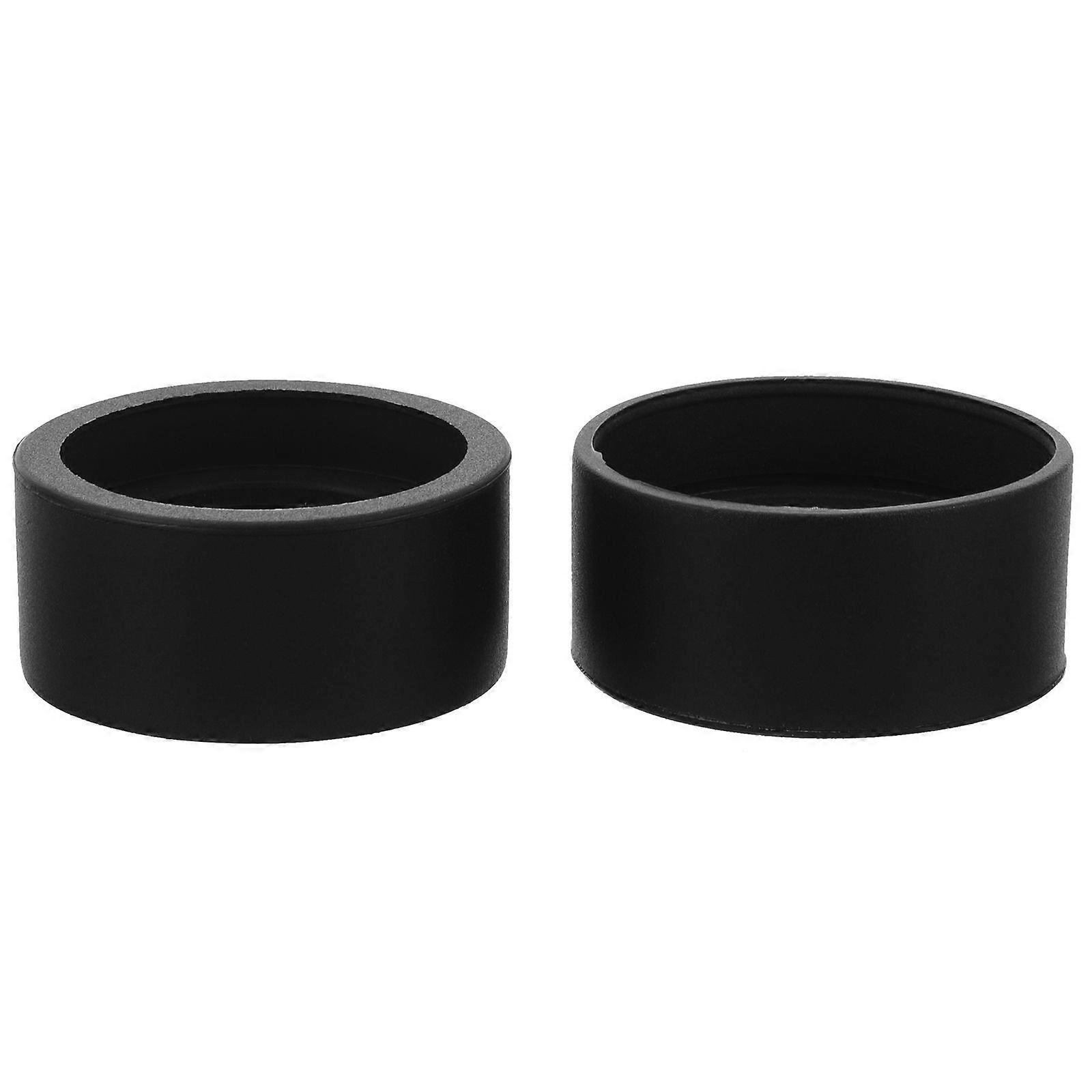 2Pcs Rubber Microscope Eyepiece Covers Eyepiece Guards Eyepiece Cup for Microscope