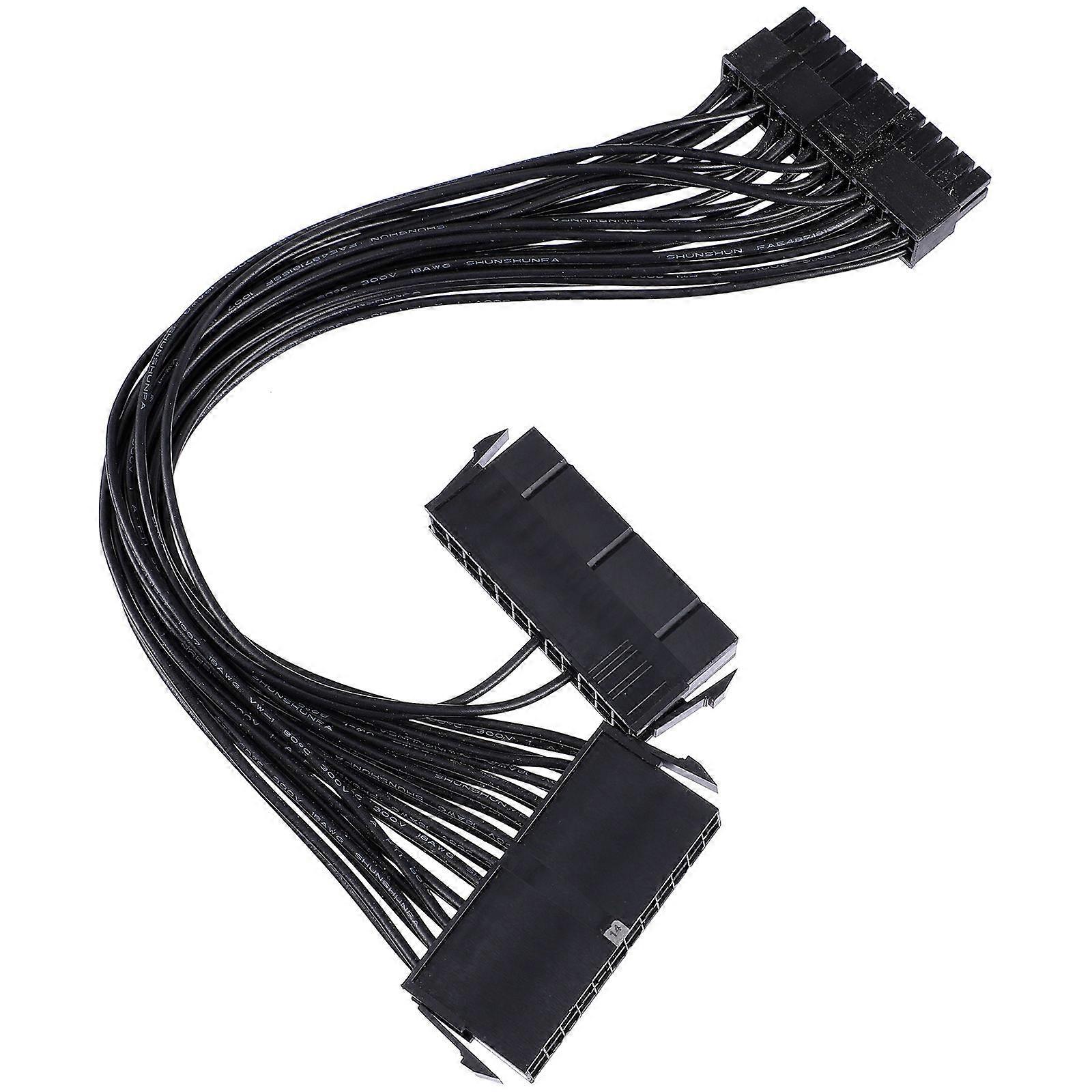 Power Cord for ATX Systems Enabling Two Power Supplies to Operate Concurrently