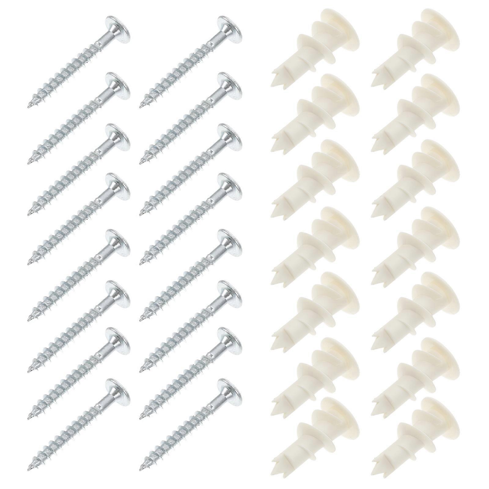 Professional Expansion Tubes Cylindrical Handymen 4.5*35mm Fixing with Screws 20 Sets