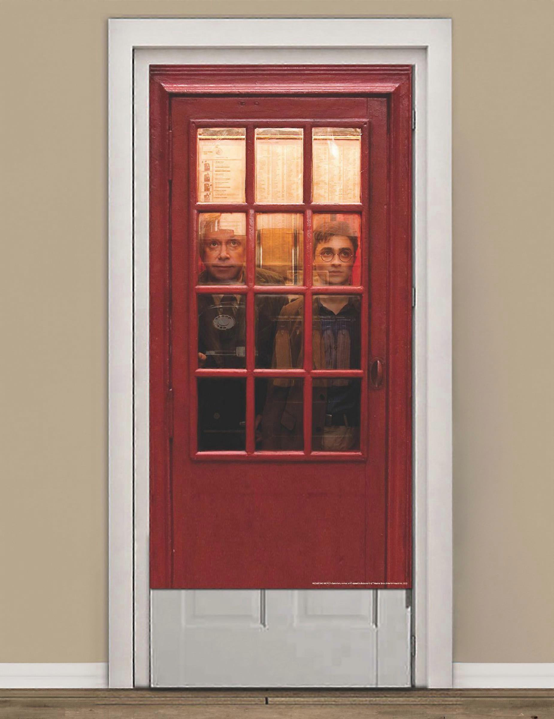 Harry Potter Magical Telephone Booth Door Decoration