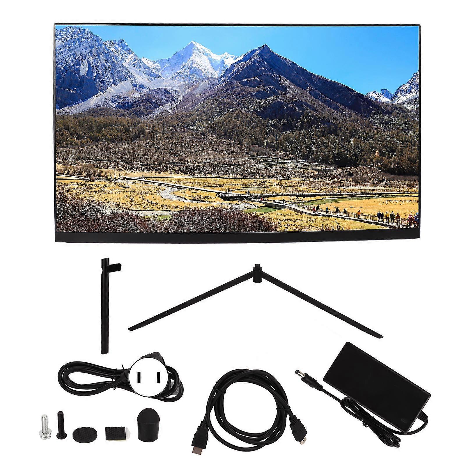 27" HD Computer Monitor - LCD Screen, VGA & HDMI, Industrial & Surveillance, US Plug