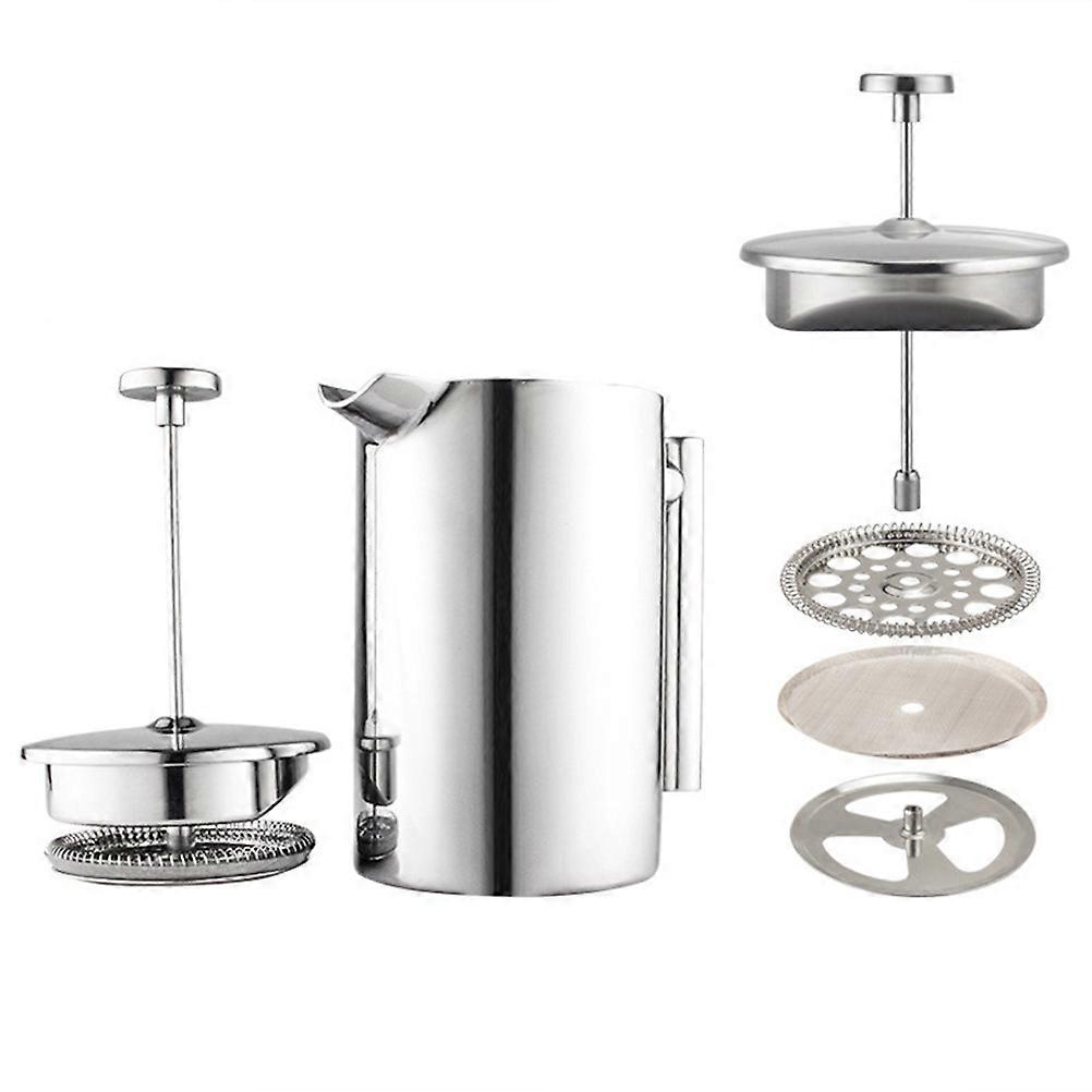 Stainless Steel Coffee Press Multi Function Coffee Pot for Storage 800ml