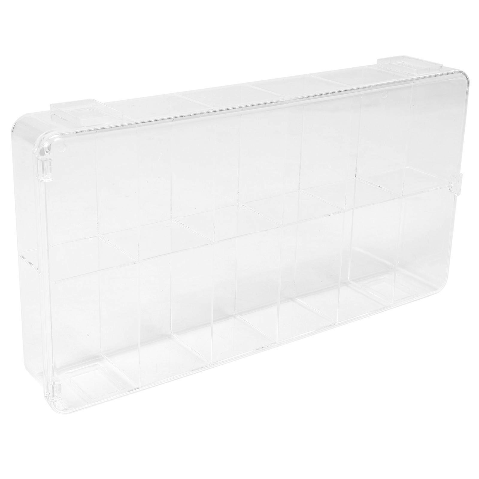 Acrylic Transparent Display Case for Collectible Figures   Dustproof Storage Box with Compartments for Easy Access and Elegant Showcase