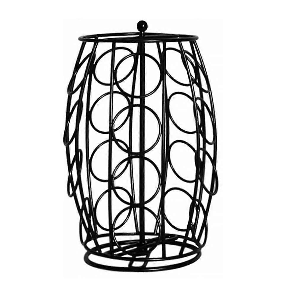 Coffee Capsules Shelf Rotatable Display Rack Restaurant Iron 24X17X17CM 1Pack