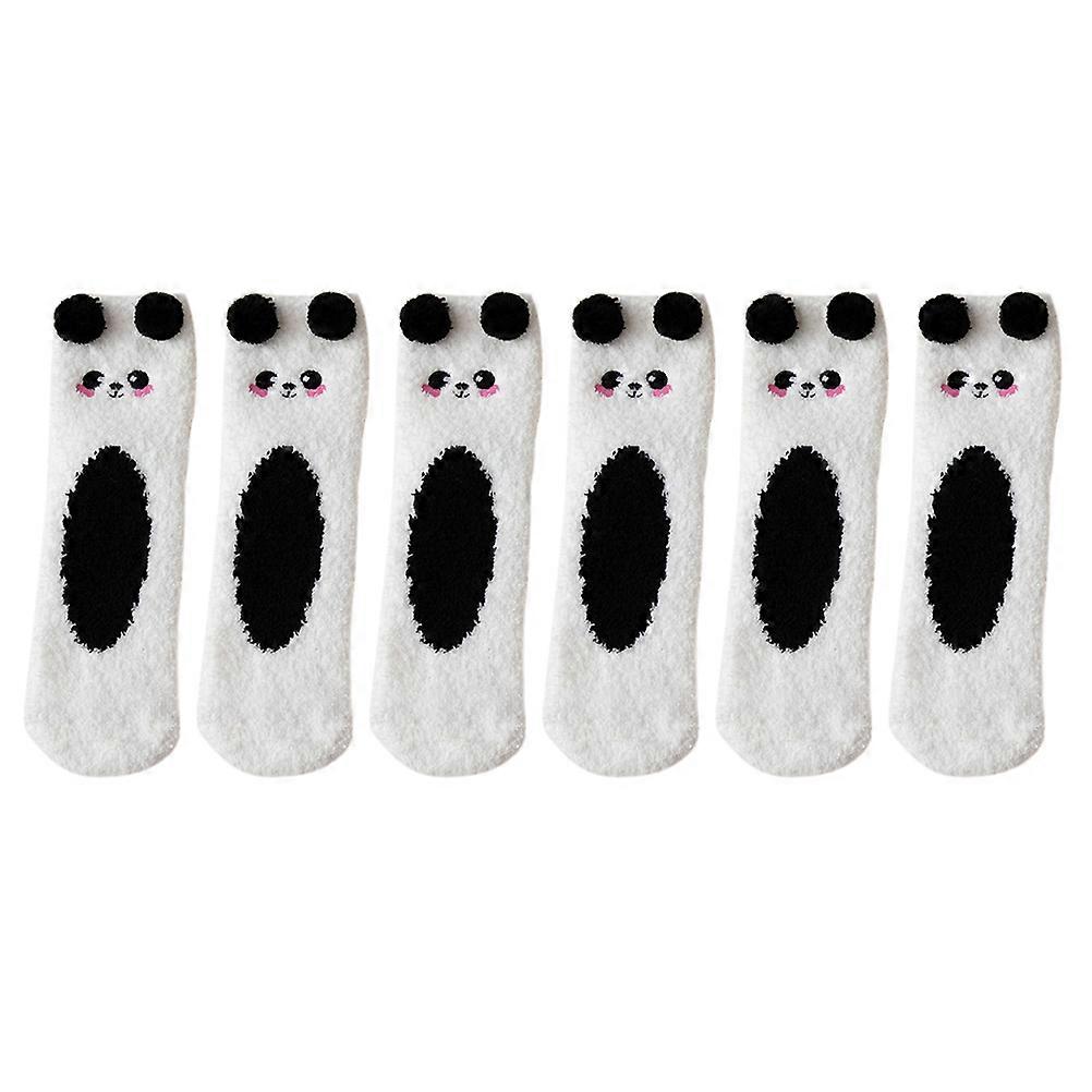 Warm Socks Winter Thermal Socks Proper Elastic Design Everyday Use 3Pairs