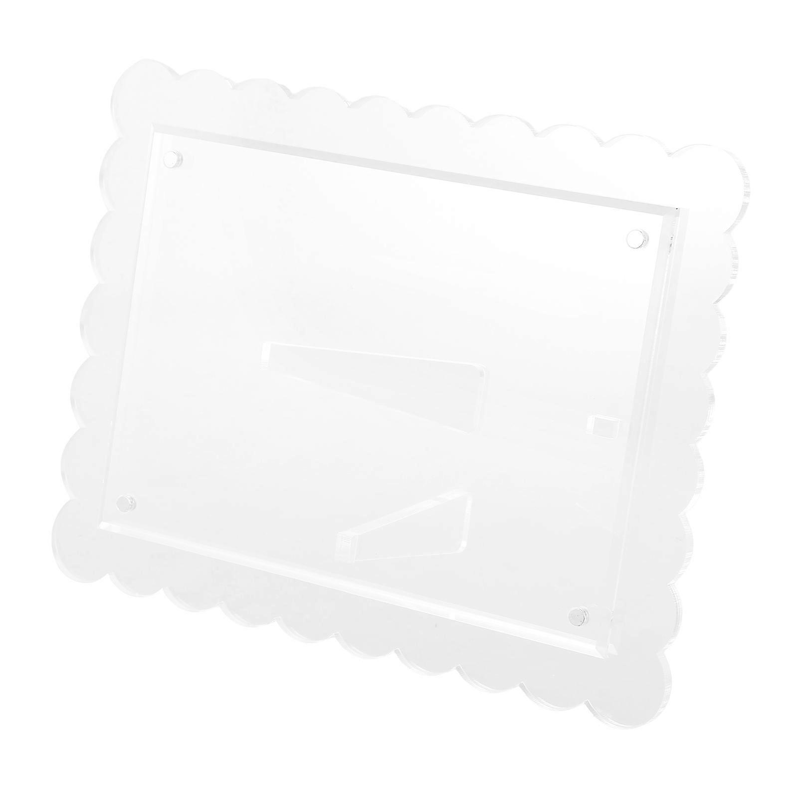 Picture Frame for Desk Photography Enthusiasts Magnetic Fixing Desktop Display 8.0 6.4 0.4in 1Set