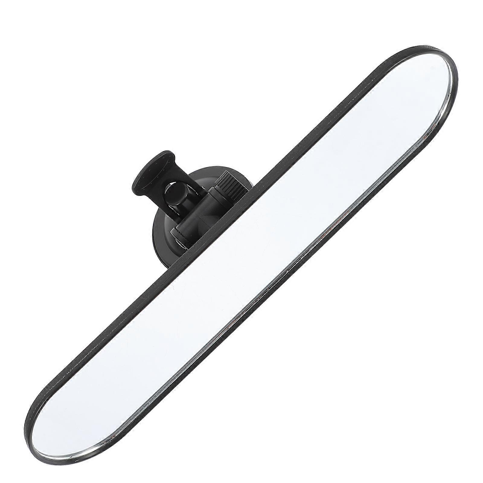 Rotatable Interior Rear View Mirror Wide Angle Panoramic Design, Large , Easy Installation, Thin & Stylish for Safe Driving