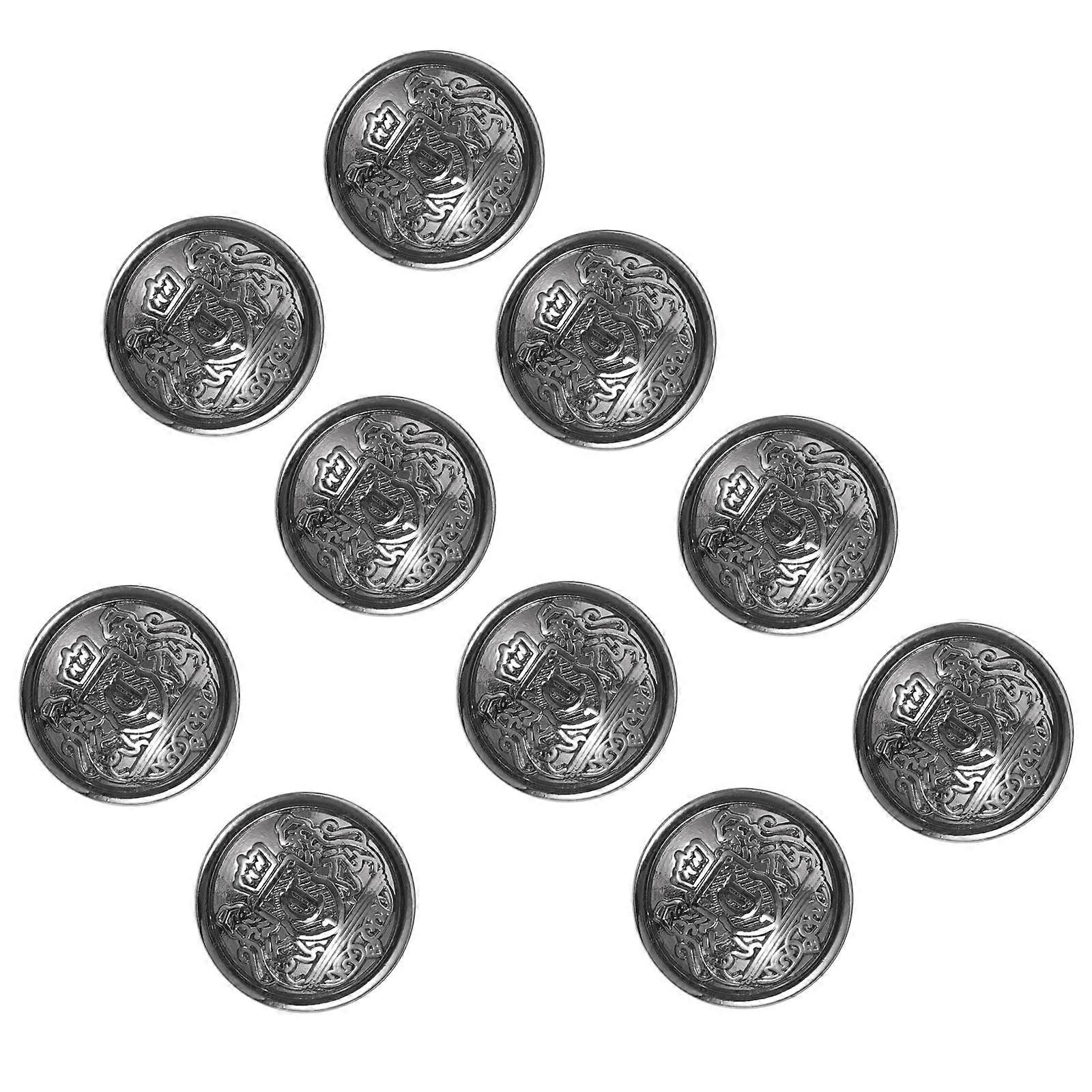 Men Cuff Links Set Suit Cuffs Replacement Clothing Accessory 1.8X1.8CM 10Pcs