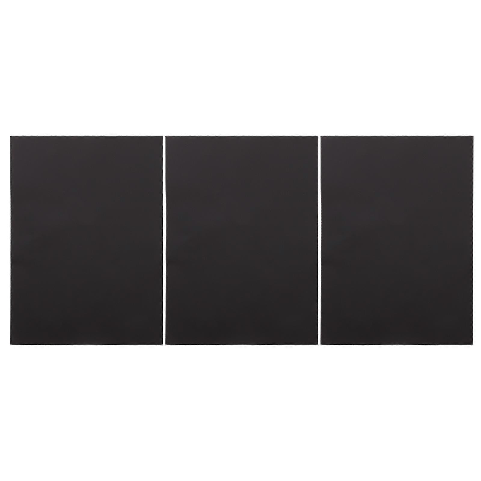 Magnetic Sticker Fridge DIY Magnet Sheet Rectangular Not Easy to Fall 29.70x21.00x0.10cm Rubber Magnet 3Pcs
