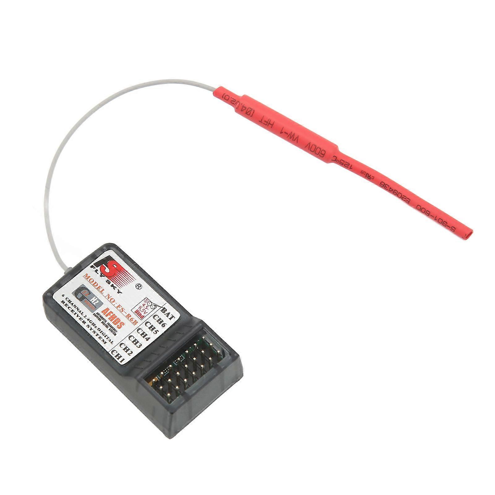 FS R6B 2.4GHz 6 Channel RC Receiver for FlySky I6 I10 TH9X FS CT6B FS T6 RC Transmitter