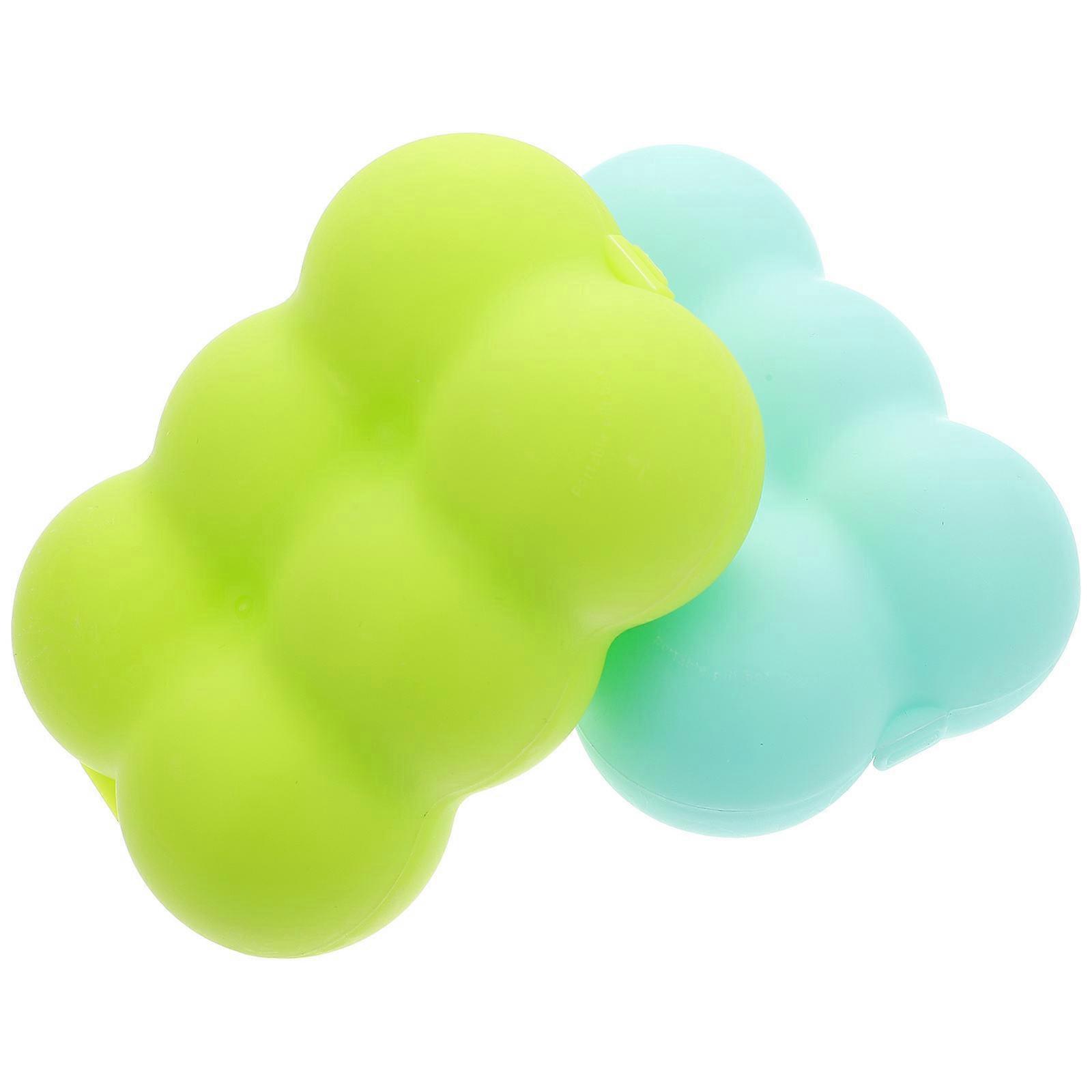 Small Pill Holder Portable Medicine Storage Cases Sealed Holders for Home Use PP 9x6.5cm Prevent Pollution 2Pcs