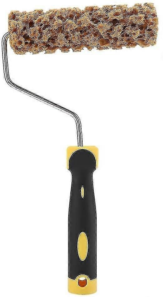 Paint Roller Texture Pattern Paint Roller Brush With Handle For Wall Painting
