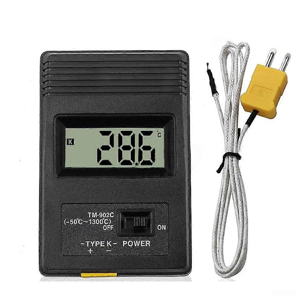 LCD Digital Temperature Meter for K Type Sensors - Compact Design, High Accuracy, Easy-to-Read Display