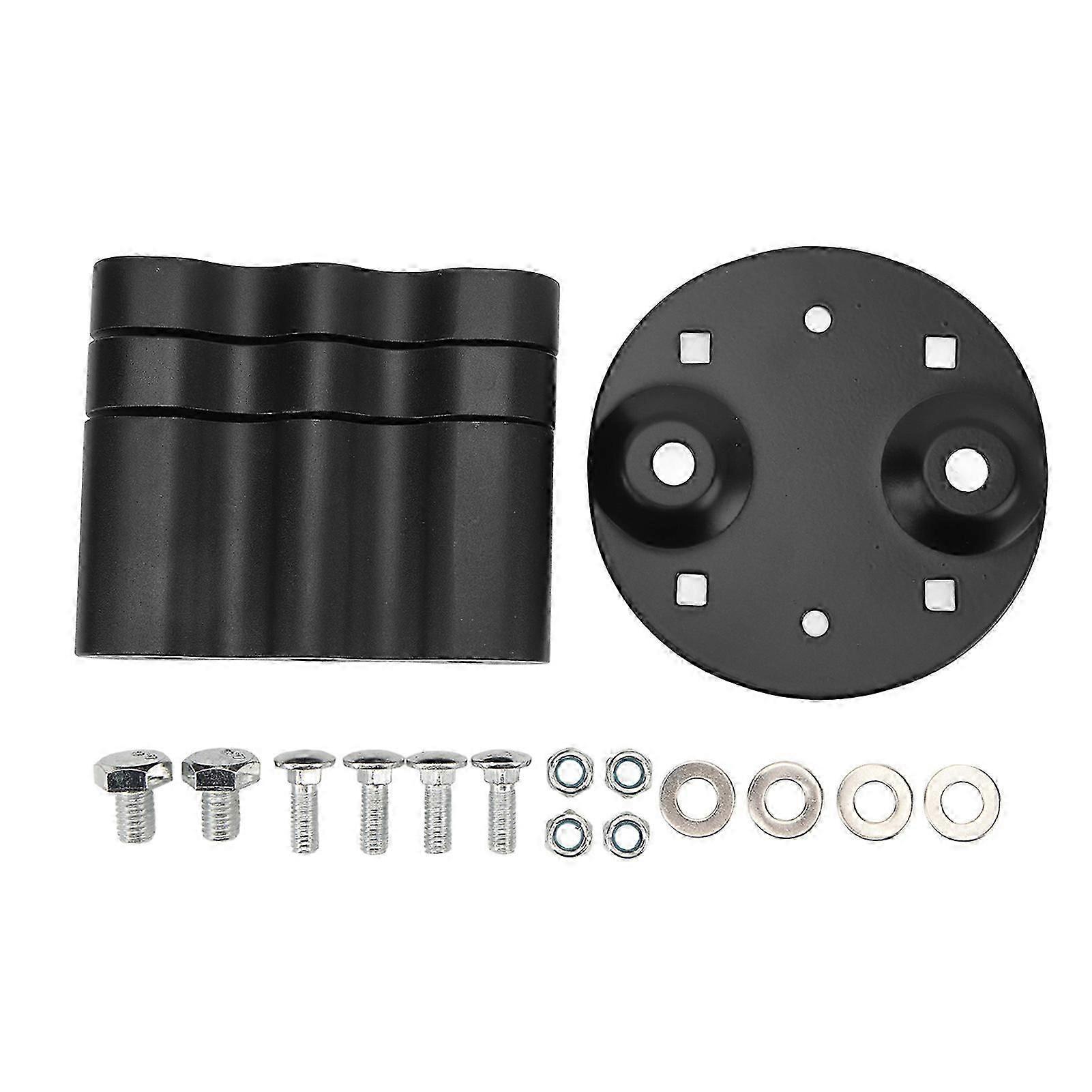 Gas Can Mount RX DLX PM Black Electrophoretic Coating Strong Strength Fuel Container Mount for Motorcycle