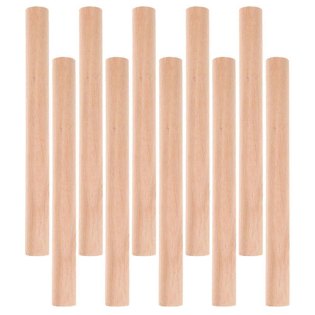 Dowel Rods for DIY Projects Wood Dowel Rods for Wood Color Round Shape 20.00X1.80X1.80CM 10Pcs