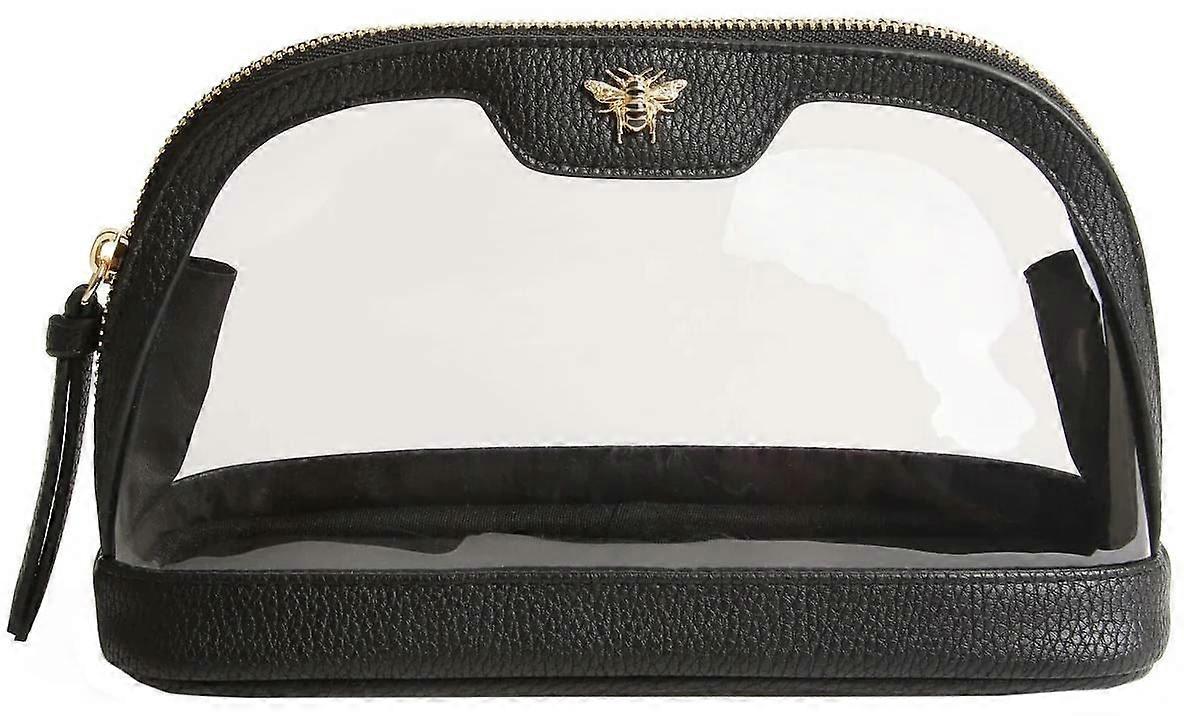 Alice Wheeler London Clear Makeup Bag - Black