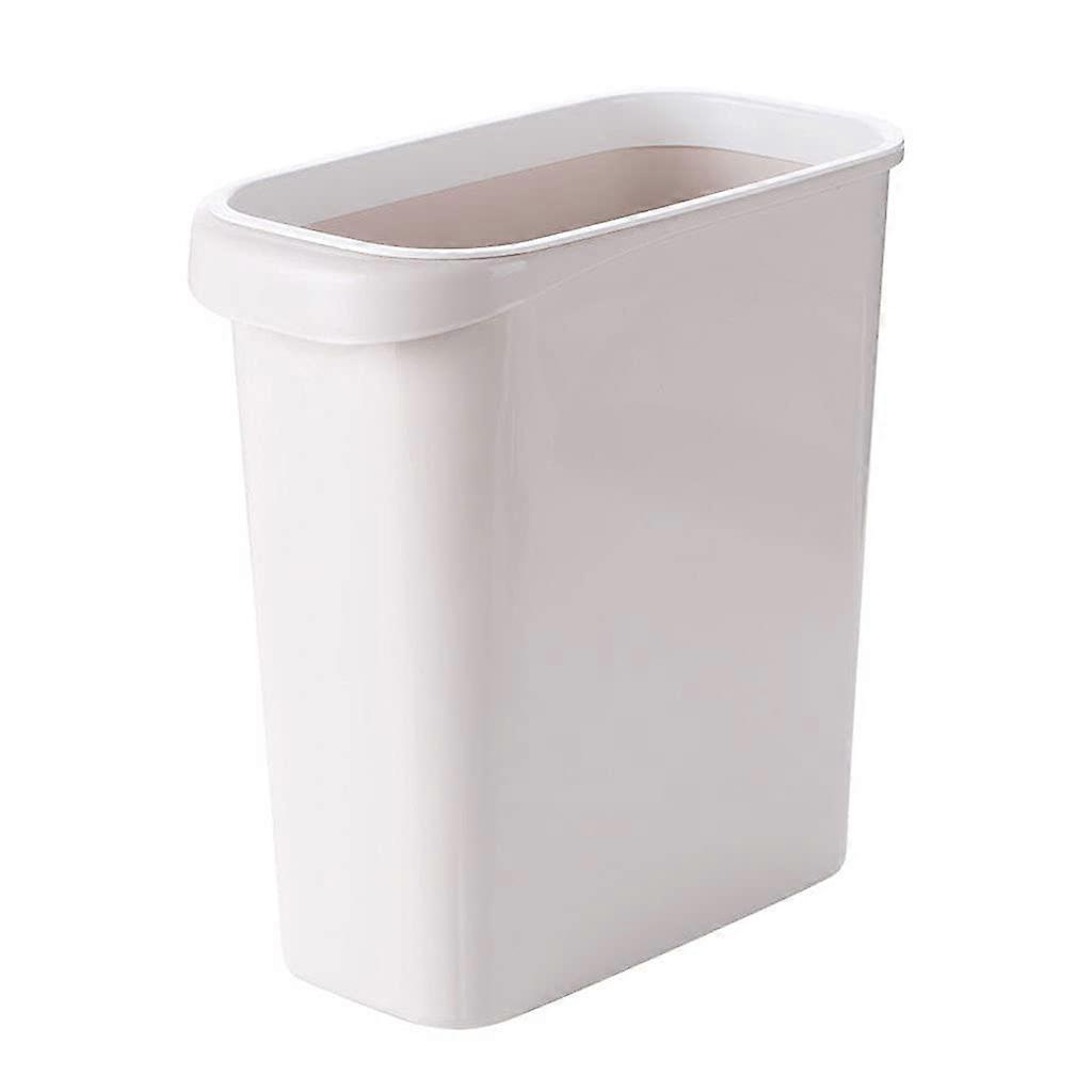 Trash Can 8L Rectangular Slot Trash Bin For Indoor Household Kitchen And Toilet, Color A