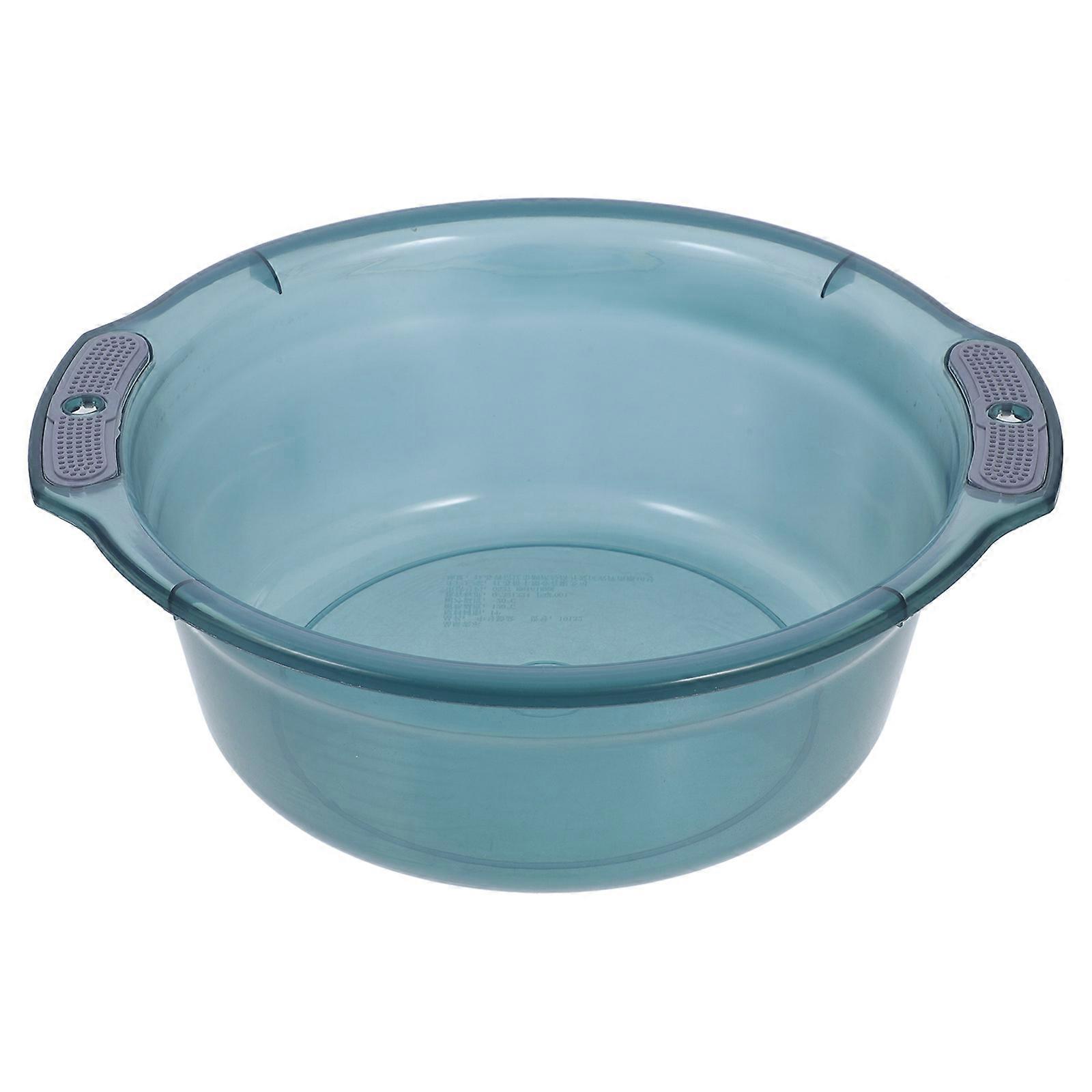 Portable Large Capacity Plastic Wash Basin for Face Cleaning, Foot Soaking, Laundry, and Vegetable Washing – Ideal for Home, Dormitory, and Travel Use