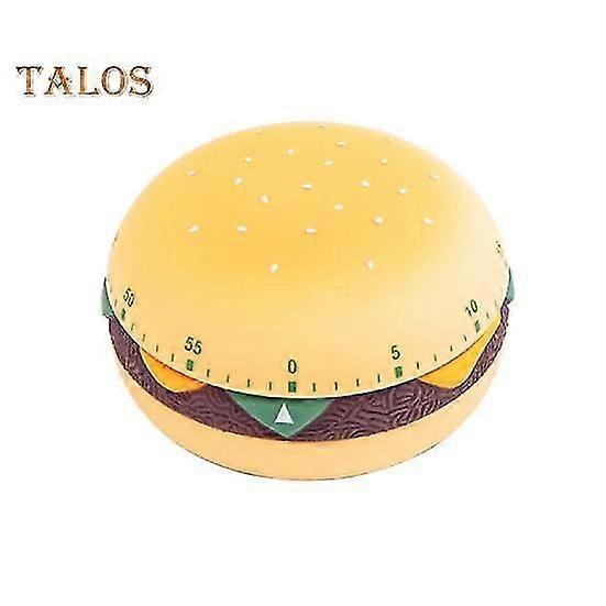 Timer Mechanical Improve Efficiency Lightweight Practical Hamburger Shaped Counter Timer for Baking