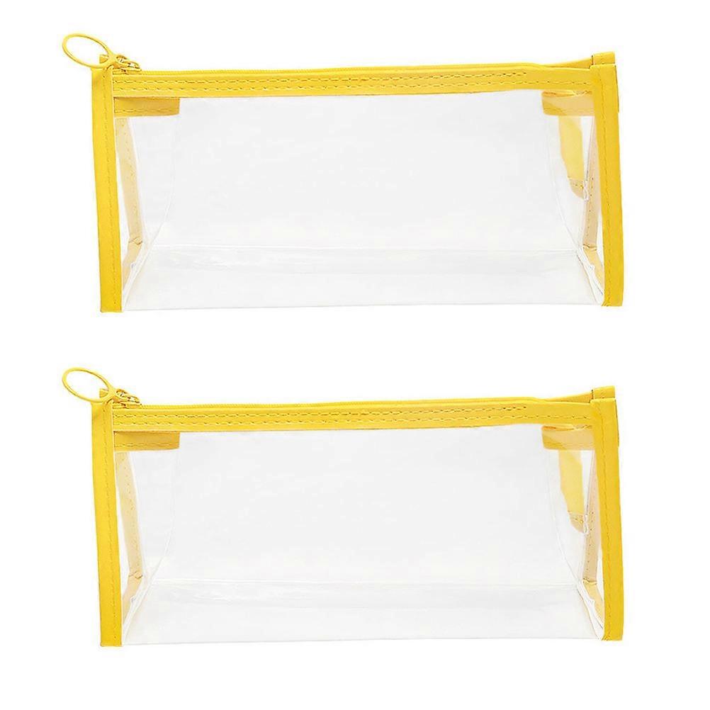 Marker Pouch 2Pcs Stationery Bags Rectangular For General Users Storage Organization 22x10.5cm